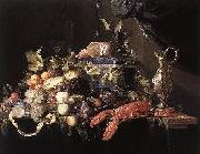 unknow artist Classical Still Life, Fruits on Table oil on canvas